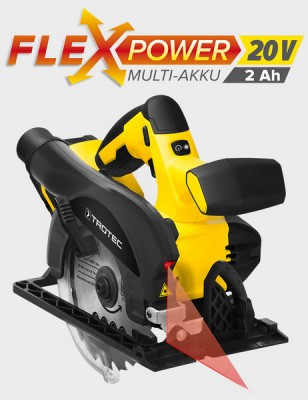 Akumuliatorinis rankinis diskinis pjūklas Trotec PCSS 10-20 V