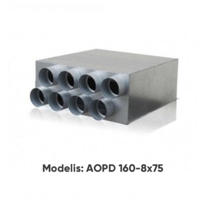 Akustinės oro paskirstymo dėžės AOPD