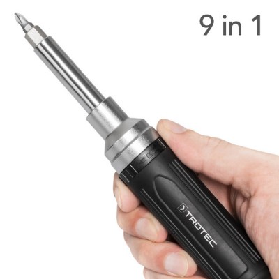 Antgalių rinkinys su atsuktuvu Trotec "9 in 1"