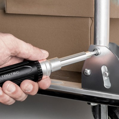 Antgalių rinkinys su atsuktuvu Trotec "9 in 1"