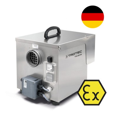 Aukštos apsaugos klasės pramoninis adsorbcinis oro sausintuvas Trotec TTR 250 EX [ATEX]