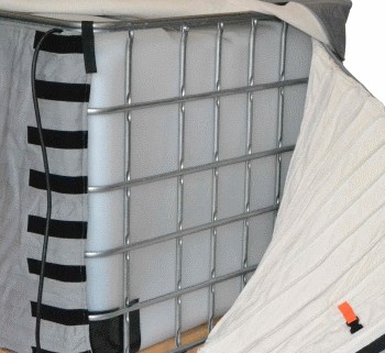 Aukštos apsaugos klasės šildantis anglies pluošto apklotas Rimatek TQ-EX (kubinei talpai) [ATEX] 