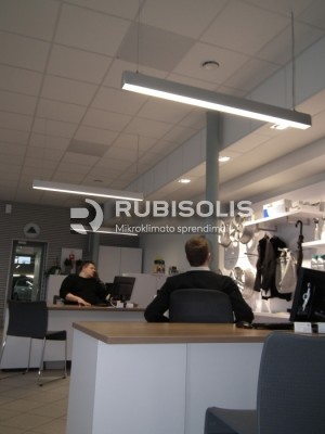 AUTOSALONO, BIURO ŠILDYMAS KAUNE 