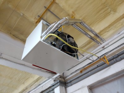 BALDŲ GAMYBOS CECHO DUJINIS PRAMONINIS ŠILDYMAS