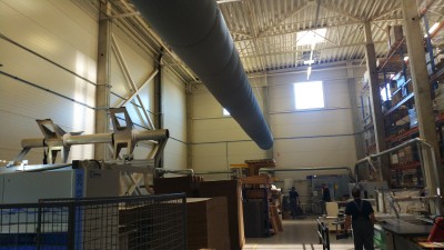 BALDŲ GAMYBOS PATALPŲ VĖSINIMAS