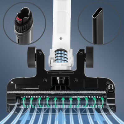 Belaidis dulkių siurblys - šluota Trotec VC 150 E / VC 155 E