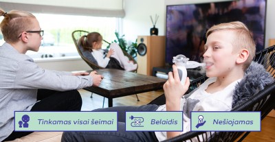 Belaidis inhaliatorius Herupa Smart Mesh