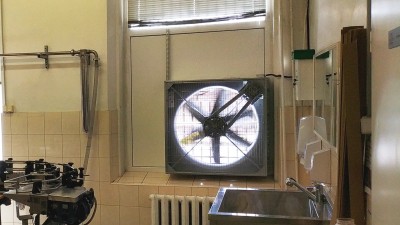 DEGTINĖS GAMYKLOS CECHO VĖSINIMAS