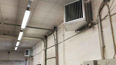 DEGTINĖS GAMYKLOS CECHO VĖSINIMAS