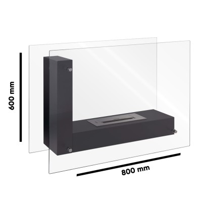 Dekoratyvinis pastatomas biožidinys Qlima FFB 8060