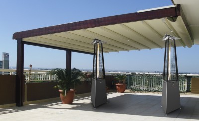 Dujiniai lauko šildytuvai Falo Evo