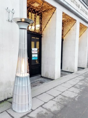 DUJINIAI ŠILDYTUVAI PRIE „TAUTOS NAMŲ“ ĮĖJIMO