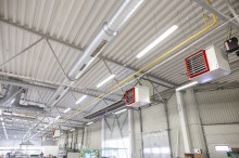 Dujinis pramoninis šildymas