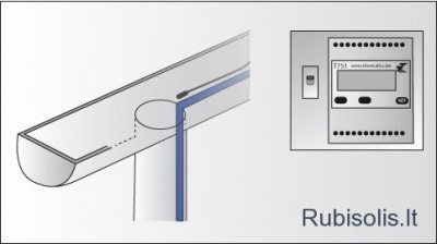 Elektrinis valdymo modulis T751 šildymo kabeliui