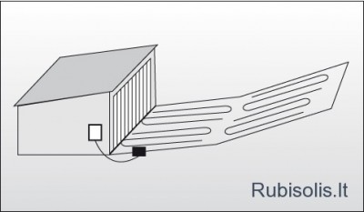 Elektrinis valdymo modulis T751 šildymo kabeliui
