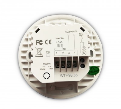 Elektroninis programuojamas termostatas (termoreguliatorius) Wellmo WTH93.36