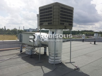 ETIKEČIŲ GAMYBOS CECHO VĖSINIMAS