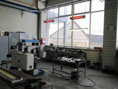 GAMYBOS CECHO DARBO ZONŲ ŠILDYMAS