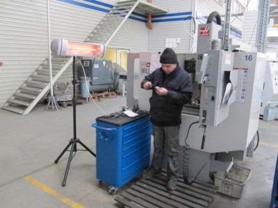 GAMYBOS CECHO DARBO ZONŲ ŠILDYMAS