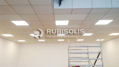 GAMYBOS CECHO ŠILDYMAS PLOKŠTĖMIS