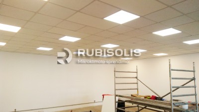 GAMYBOS CECHO ŠILDYMAS PLOKŠTĖMIS