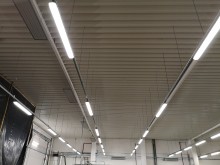 GAMYBOS CECHO ŠILDYMAS SPINDULINIAIS ŠILDYTUVAIS