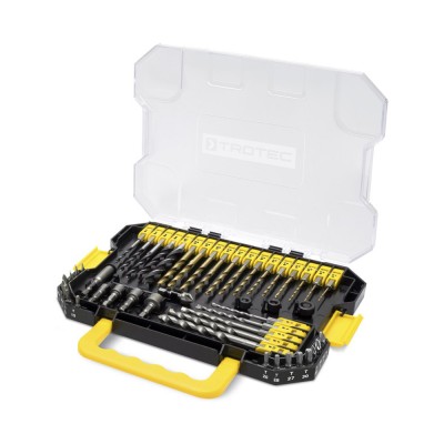 Grąžtų ir sukimo antgalių rinkinys Trotec, 49 vnt. 