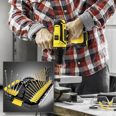 Grąžtų ir sukimo antgalių rinkinys Trotec, 49 vnt. 