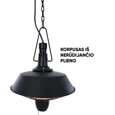 Halogeninis infraraudonųjų spindulių lauko šildytuvas Indus RSH16