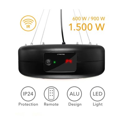 Halogeninis infraraudonųjų spindulių šildytuvas Trotec IR 1550 SC
