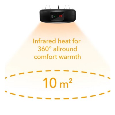 Halogeninis infraraudonųjų spindulių šildytuvas Trotec IR 1550 SC