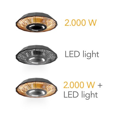 Halogeninis infraraudonųjų spindulių šildytuvas Trotec IR 2010 SC