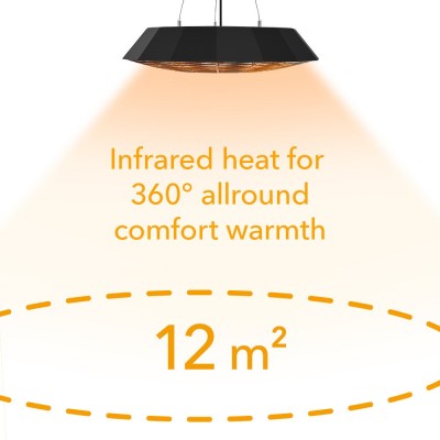 Halogeninis infraraudonųjų spindulių šildytuvas Trotec IR 2010 SC