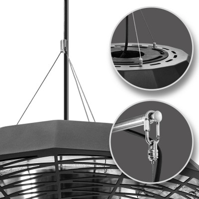 Halogeninis infraraudonųjų spindulių šildytuvas Trotec IR 2010 SC