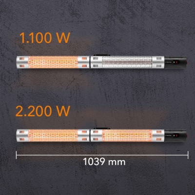 Halogeninis infraraudonųjų spindulių šildytuvas Trotec IR 2200
