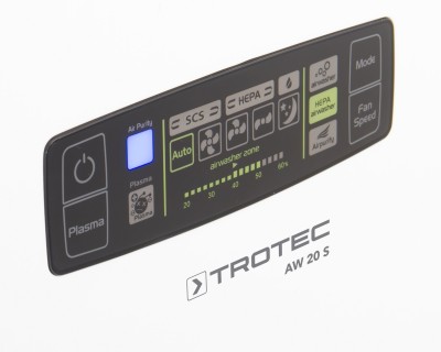 Hibridinis oro drėkintuvas-valytuvas TROTEC AW 20 S + Dovana Wellmo HTC-1