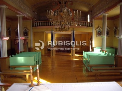 ILGUVOS ŠV. KRYŽIAUS ATRADIMO BAŽNYČIOS ŠILDYMAS (ŠILDYTUVAI VARMA TEC)