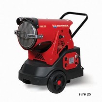 Infraraudonųjų spindulių dyzeliniai šildytuvai