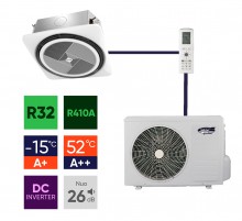 Kasetinių mono-split šildymo-kondicionavimo sistemų Tekno Point komplektai