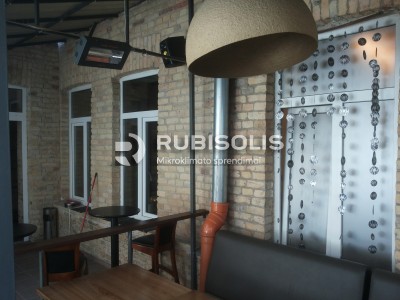 KAVINĖS "KAS KAS"  LAUKO TERASOS ŠILDYMAS