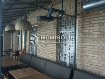 KAVINĖS "KAS KAS"  LAUKO TERASOS ŠILDYMAS