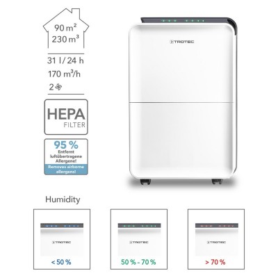 Kondensacinis oro sausintuvas Trotec TTK 99 HEPA