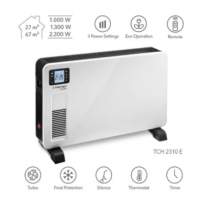 Konvekcinis šildytuvas Trotec TCH 2310 E 
