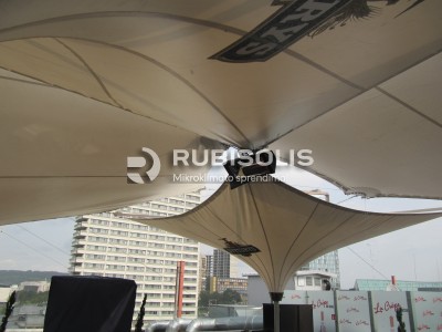 „La Crepe“ terasos Vilniuje šildymas