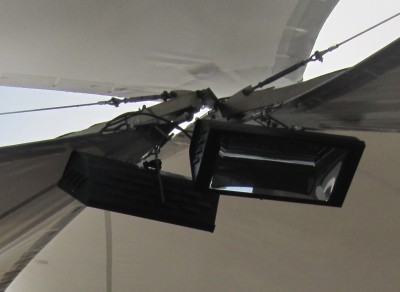 „La Crepe“ terasos Vilniuje šildymas