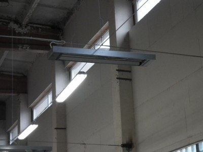 LANGŲ GAMYBOS CECHO DARBO ZONŲ ŠILDYMAS