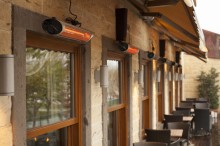 Lauko terasų šildymas