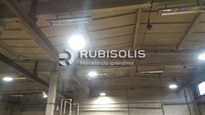 LOGISTIKOS SANDĖLIO ŠILDYMAS TENINIAIS ŠILDYTUVAIS