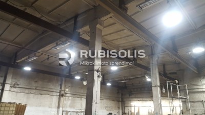 LOGISTIKOS SANDĖLIO ŠILDYMAS TENINIAIS ŠILDYTUVAIS