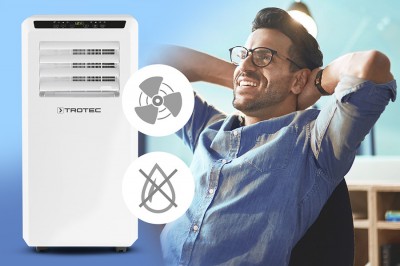 Mobilus oro kondicionierius Trotec PAC 2010 SH ir lango tarpinė Trotec AirLock 100